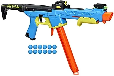 nerf rival pathfinder xxii 1200 blaster most accurate rival system adjustable sight 12 round magazine 12 rival accu rounds