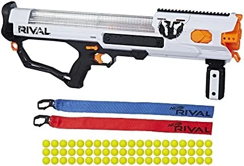 nerf rival phantom corps hades xviii 6000 blaster with rival ammo and colored flags for ages 14 amazon exclusive